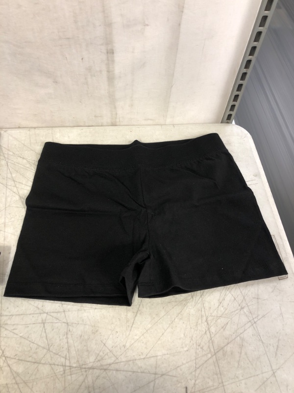 Photo 1 of Hanes Girls' Jersey Short 3-Pack Black L
