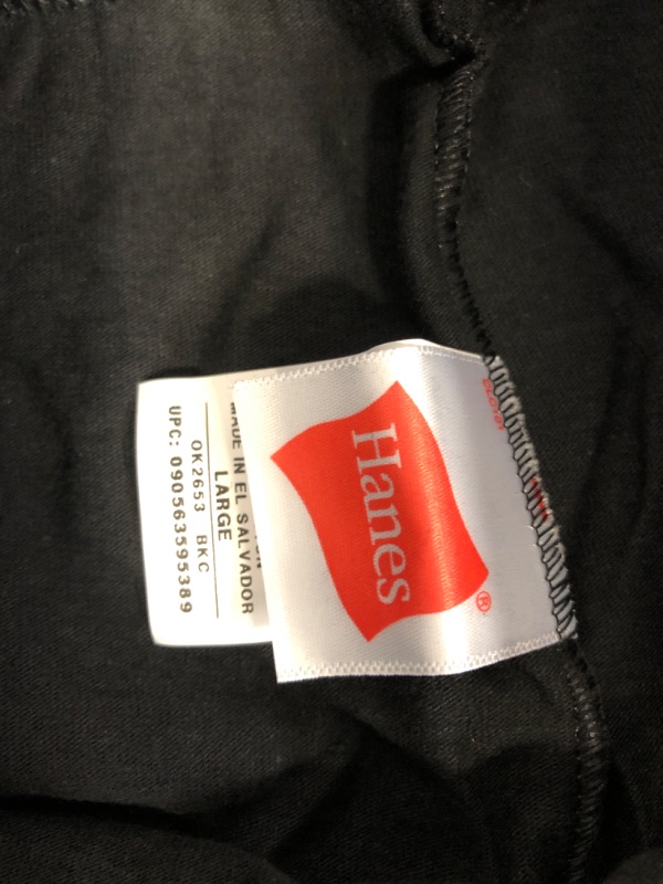Photo 1 of Hanes Girls' Jersey Short 3-Pack Black L
