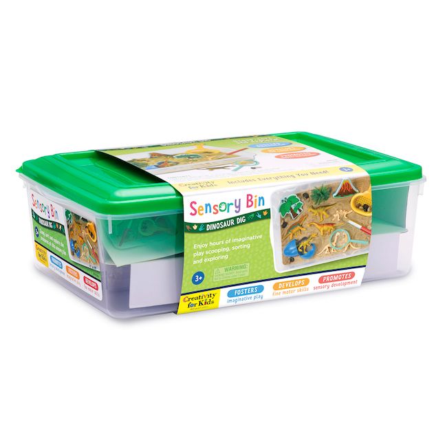 Photo 1 of Creativity for Kids Sensory Bin Dinosaur Dig