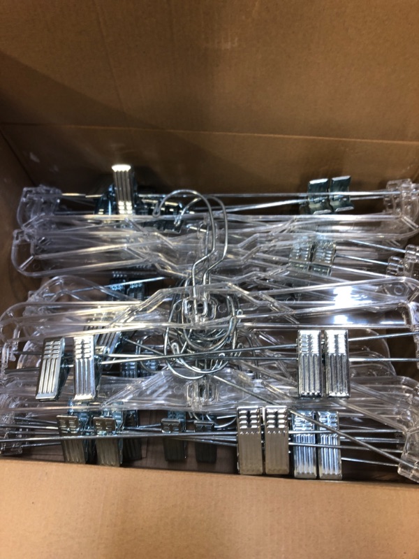 Photo 1 of 25 CLEAR CLIP HANGERS