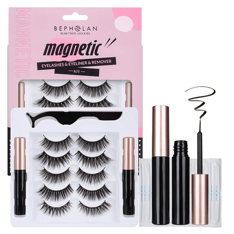 Photo 1 of BEPHOLAN Magnetic Eyeliner Lashes Kit (004)