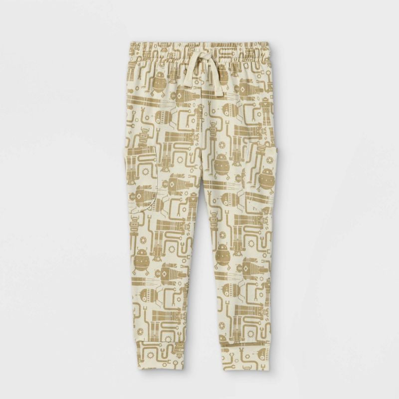 Photo 1 of 2 COUNT Toddler Boys' Robot Print Jersey Knit Jogger Pull-on Pants - Cat & Jack™