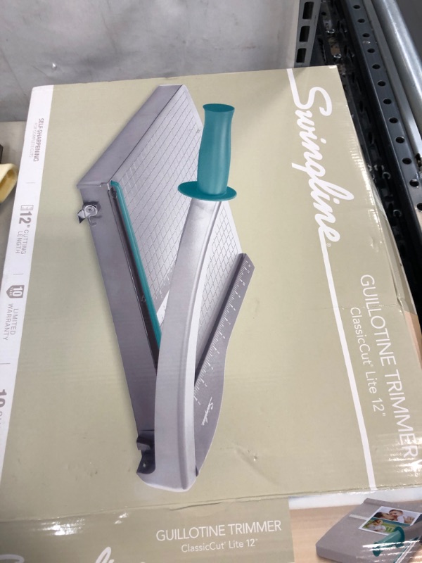 Photo 1 of Swingline Classiccut 13 in. x 19-1/2 in. Plastic Base Lite Paper Trimmer Board 10-Sheets Capacity