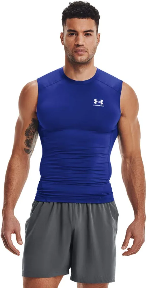 Photo 1 of Armour HeatGear Compression Sleeveless T-Shirt Men's XL
