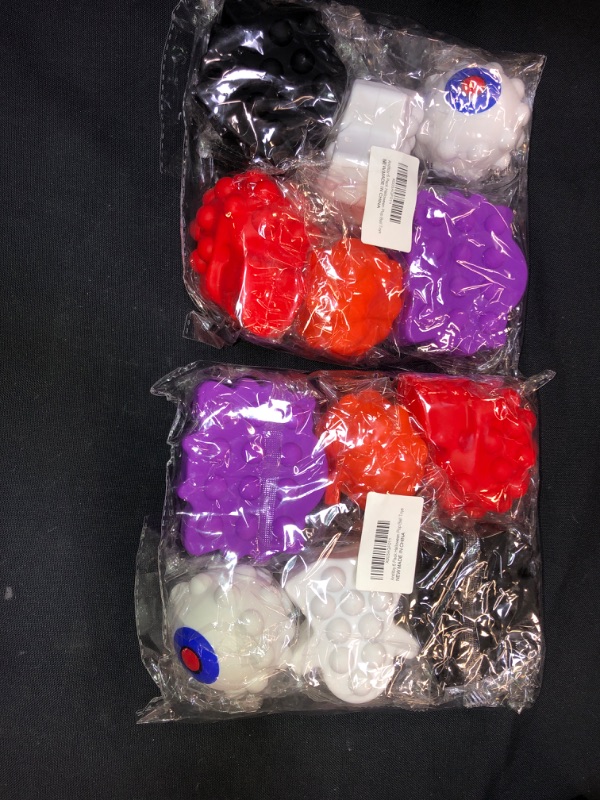 Photo 1 of 2 COUNT Anditoy 6 Pack Halloween 3D Pop Balls Fidget Sensory Stress Ball Toys for Kids Boys Girls Halloween Party Favors Halloween Treat Bags Gifts