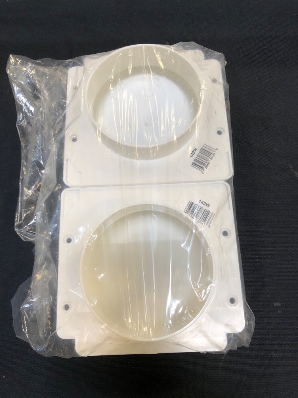 Photo 2 of 2 PACK - Lambro 143W White Plastic Under Eave Vent, 4-Inch ( 2 ONLY )
