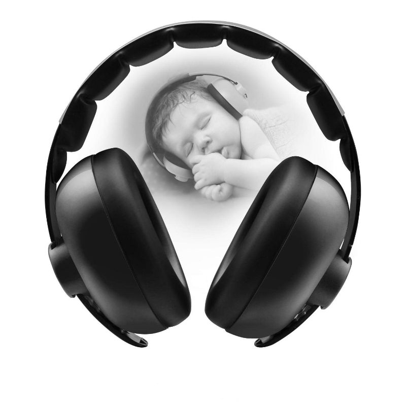 Photo 1 of BBTKCARE Baby Headphones Noise Cancelling Headphones for Babies for 3 Months to 2 Years (Black)
