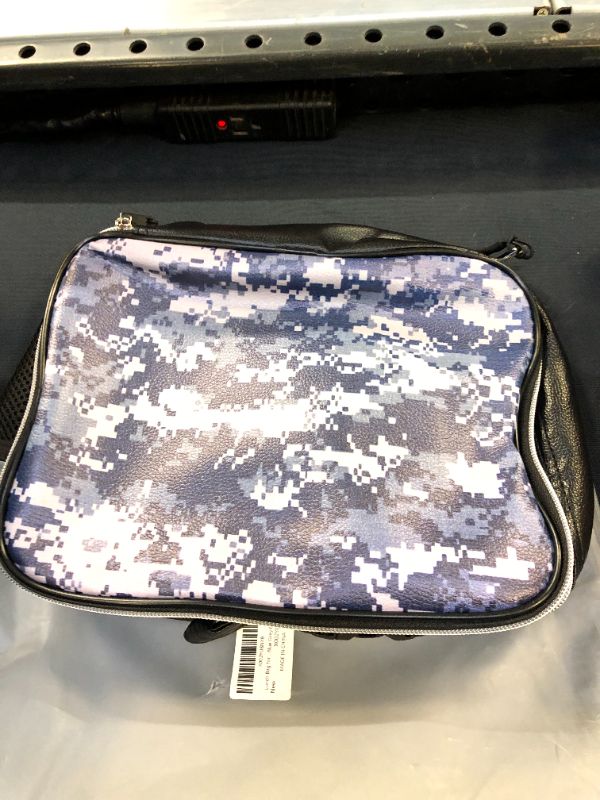 Photo 1 of BLUE/GREY CAMO LUNCH BAG