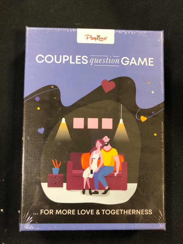 Photo 2 of Couples Question Cards Game - for More Love & Togetherness, Couples Games Date Night, Couple Games for Game Night, Card Games for Couples, Couples Card Games - 110 Conversation Cards for Couples----factory sealed