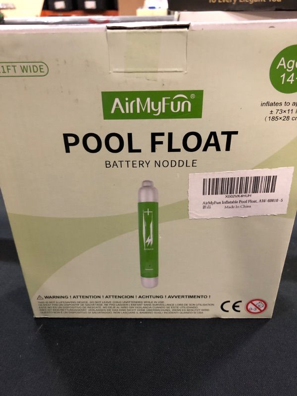 Photo 2 of AirMyFun Inflatable Pool Floats Tube, Swimming Pool Lounge Raft, Summer Water Lounge Party Toy for Adults and Kids, AW-60010---factory sealed