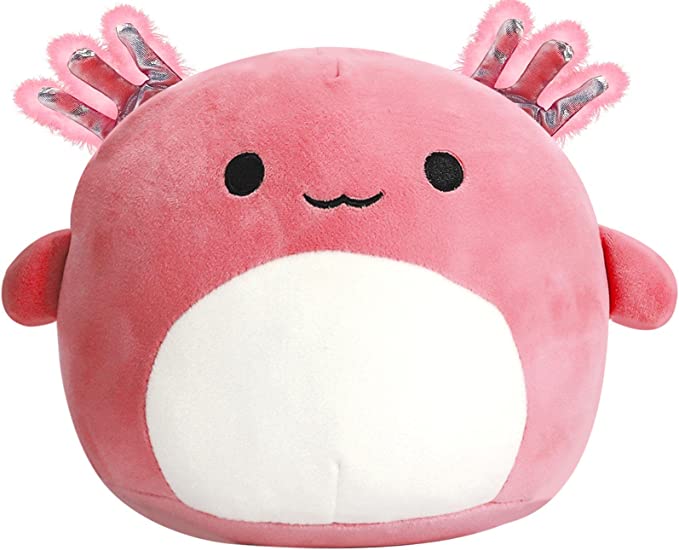 Photo 1 of Axolotl Plush Toy - 8" Soft Axolotl Stuffed Animal Pillow Toy Doll Birthday for Girls and Boys (factory sealed