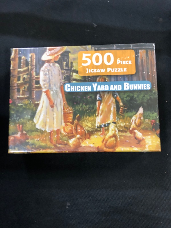 Photo 2 of Easter Jigsaw Puzzles 500 Pieces for Adults -Chick and Rabbit Puzzle---factory sealed