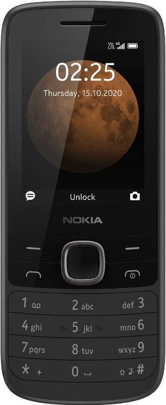 Photo 1 of Nokia 225 | GSM Unlocked Mobile Phone | 4G | Black ( USED ITEM ) ( ITEM NOT TESTED )
