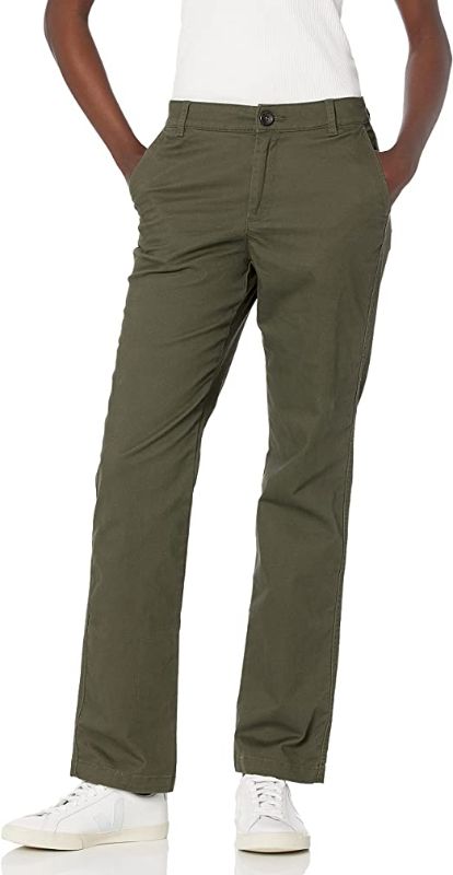 Photo 1 of Amazon Essentials Women's Stretch Twill Chino Pant SIZE 10 ( USED ITEM ) 
