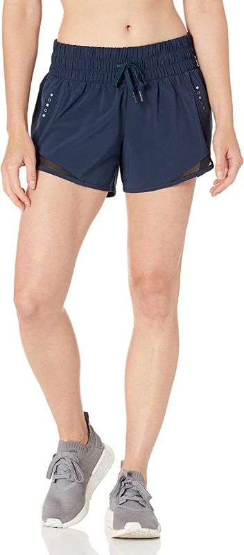 Photo 1 of Core 10 Women's Standard-Fit Ruched Waistband Woven Running Short SIZE S ( USED ITEM ) 
