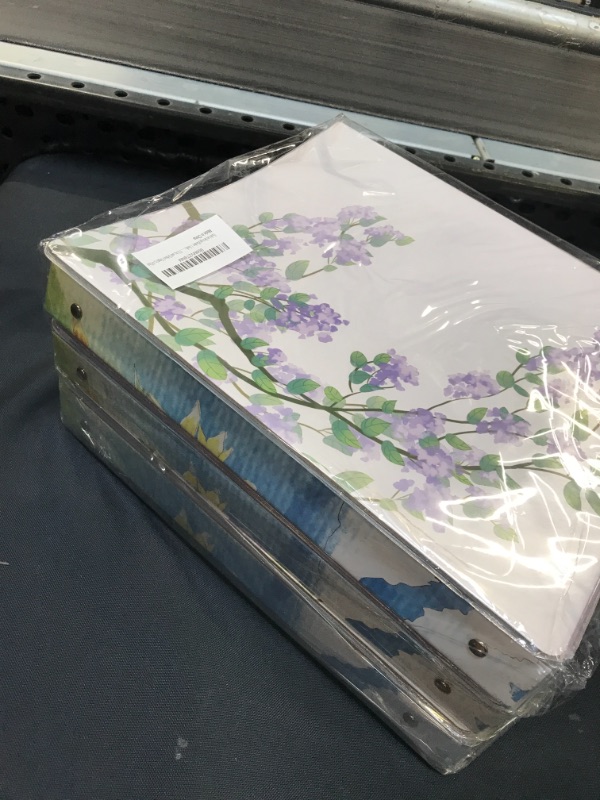 Photo 1 of Fashion Design Binder 1 Inch,HYUNLAI 1 inch Art Binder,Holds Up to 8.5''11'' Paper,for Home,Office,and School Supply,6 Pack, YL-12
