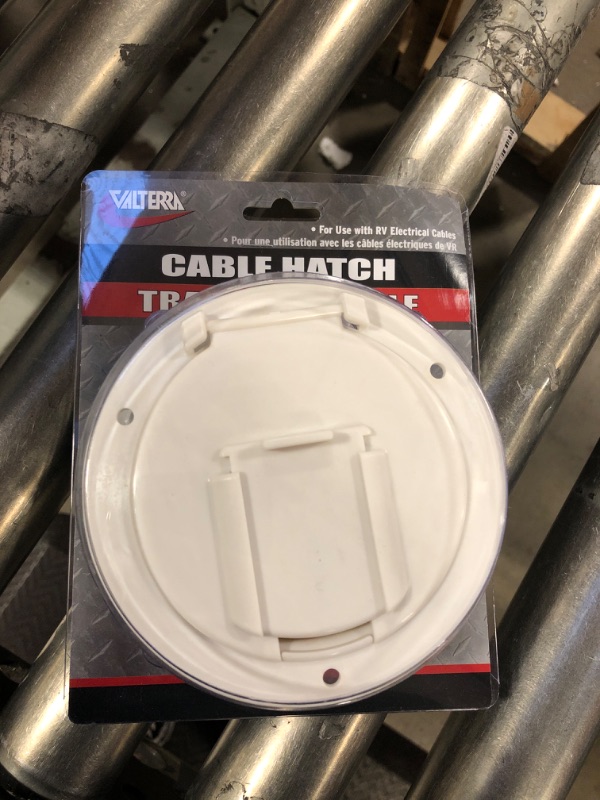 Photo 1 of Valterra A10-2137VP Medium Round Cable Hatch - White Medium White