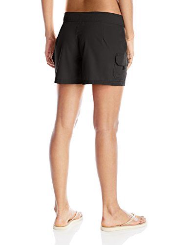 Photo 1 of Kanu Surf Women's Breeze Solid Stretch Boardshort, Black, 8