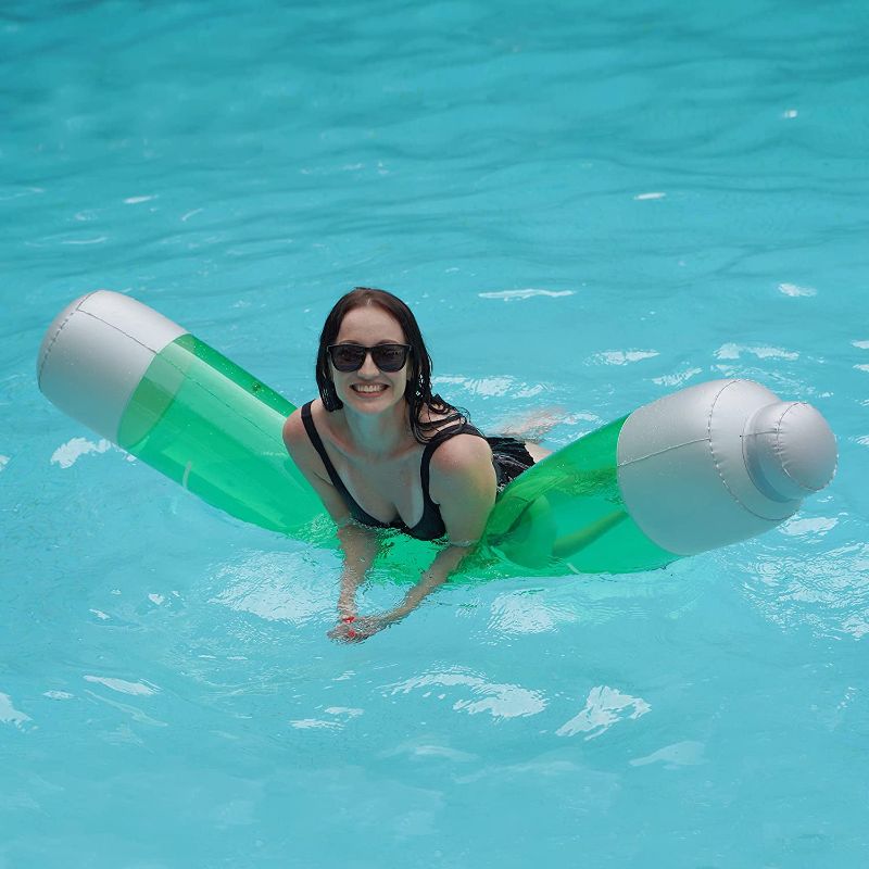 Photo 1 of AirMyFun Inflatable Pool Floats Tube, Swimming Pool Lounge Raft, Summer Water Lounge Party Toy for Adults and Kids, AW-60010