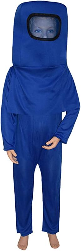 Photo 1 of Astronaut costume boy and girl suitable for playing jumpsuits role-playing costume sets for Halloween and Christmas - SMALL 
