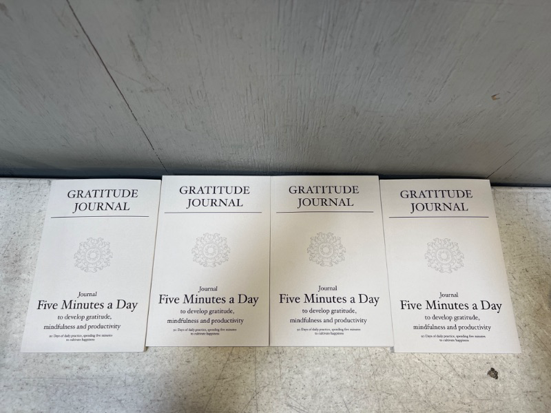 Photo 2 of 4 Books- Gratitude Journal: Journal 5 Minutes a Day to Develop Gratitude, Mindfulness and Productivity: 90 Days of Daily Practice