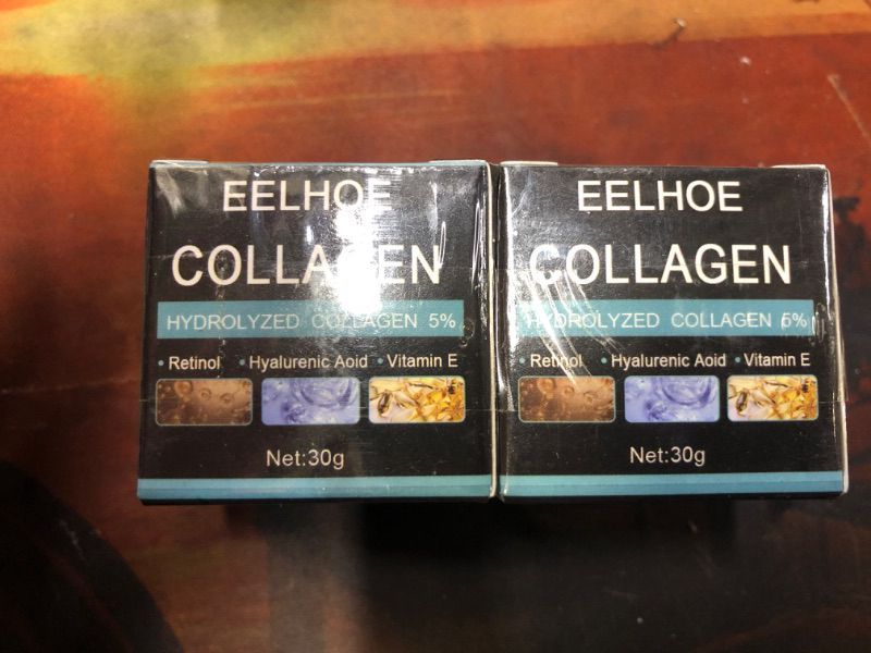 Photo 2 of 2PCS Collagen Cream For Men, Anti Aging Wrinkle Cream for Men, Day & Night Skin Care Lotion