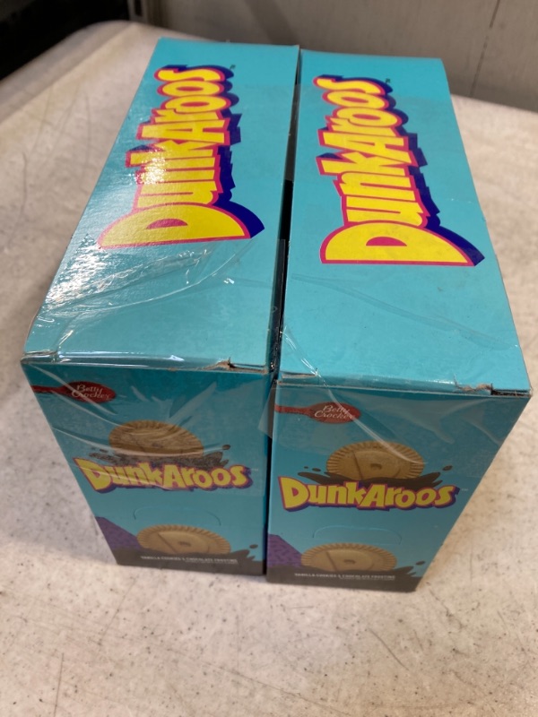 Photo 2 of 2 PACK, Dunkaroos, Vanilla Cookies and Chocolate Frosting, 9 oz - 6 Count, EXP 12/12/2022
