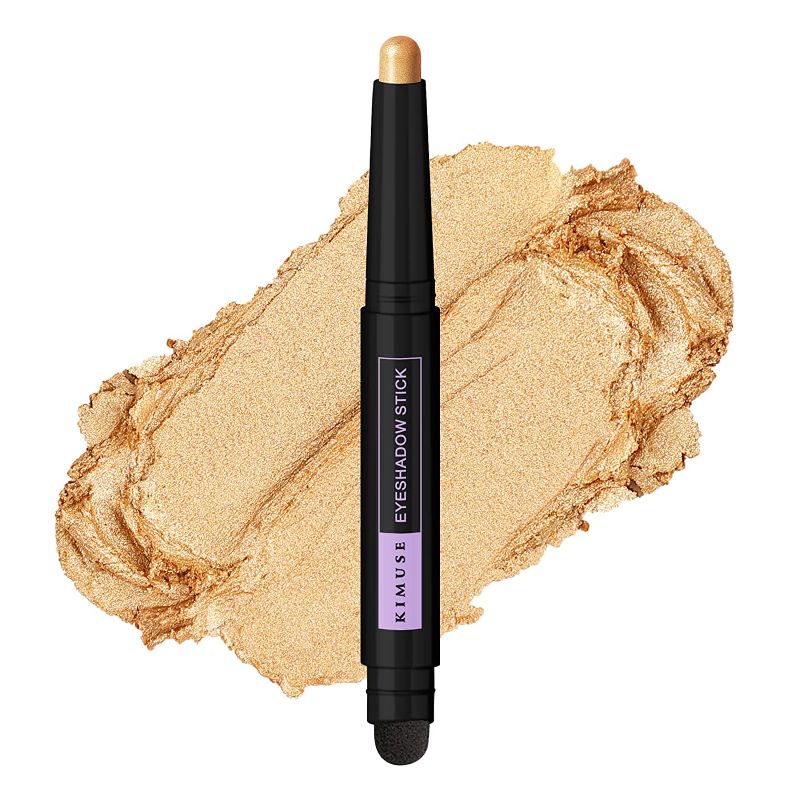 Photo 1 of 2 PAC, KIMUSE Waterproof Eyeshadow Stick, Shimmer Cream Shadow Stick, Long Lasting, Smudge-proof, Transfer-proof, Crease-proof Eyeshadow Eye Shadow Pen, (GODDESS GOLD)
