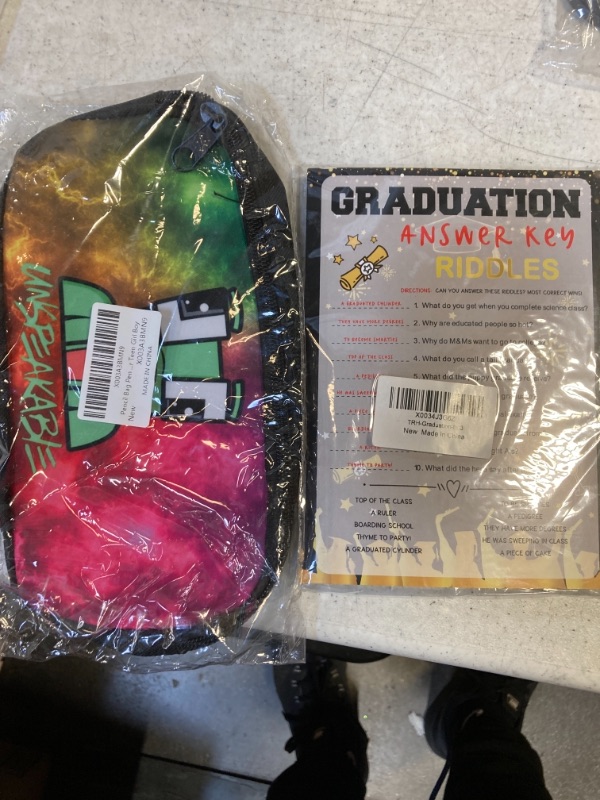 Photo 3 of 2 PACK VARIETY, PENCIL BAG & GRADUATION PARTY GAMES