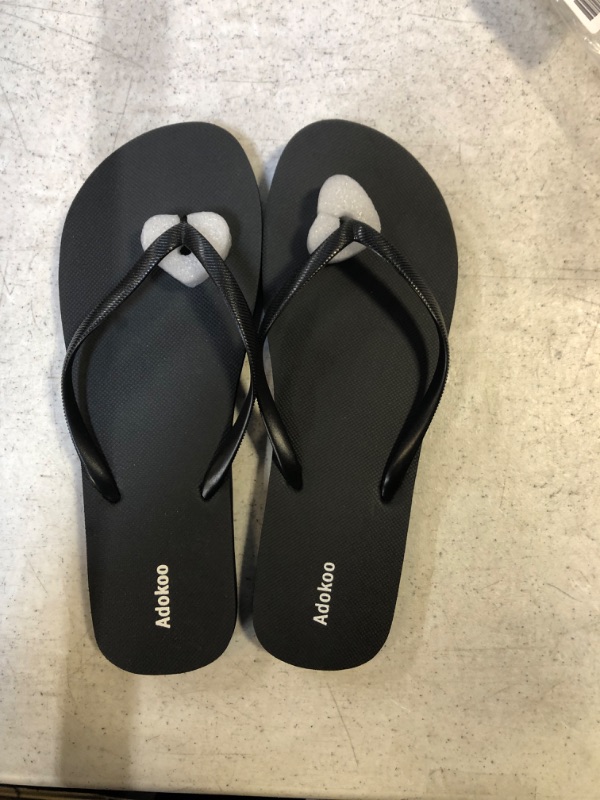 Photo 3 of Womens Flip Flops Black Flip Flop Summer Beach Sandals Thong Style Comfortable Flip Flops
SIZE 10 