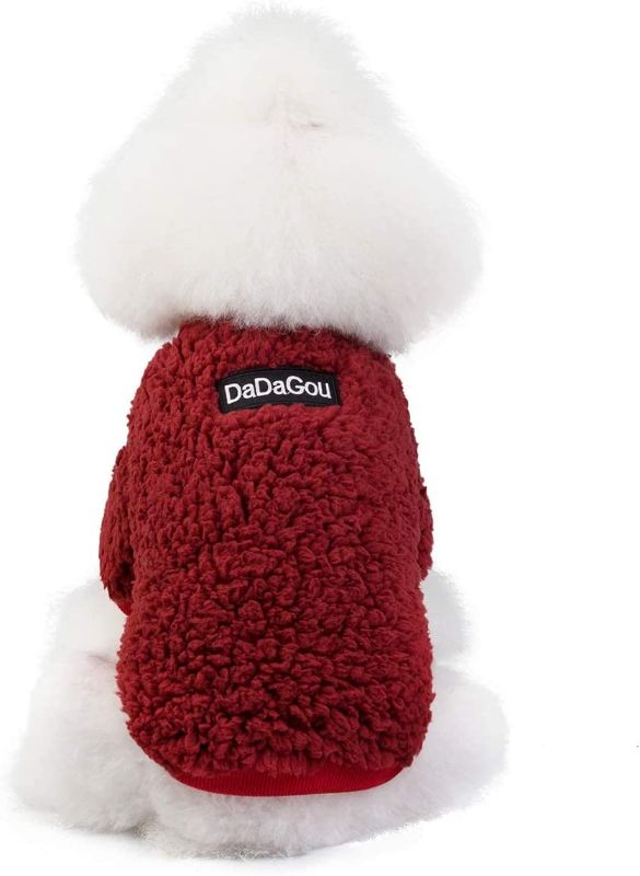 Photo 1 of  Dog Sweater, Super Soft Fleece Dog Winter Warm Coat,