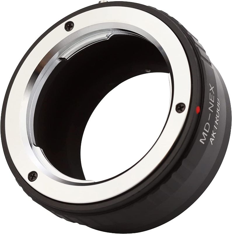 Photo 1 of MD to NEX Lens Adapter MD-NEX for Minolta MD MC Mount Lenses to Sony E-Mount NEX Camera Body