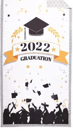 Photo 1 of 2022 High School Senior College Masters Degree Phd Oversized Funny Graduation Gift Her Him Microfiber Beach Towel Blanket-72 x36 Quick Fast Dry Sand Free Towels Personalized for Friends Men Women
