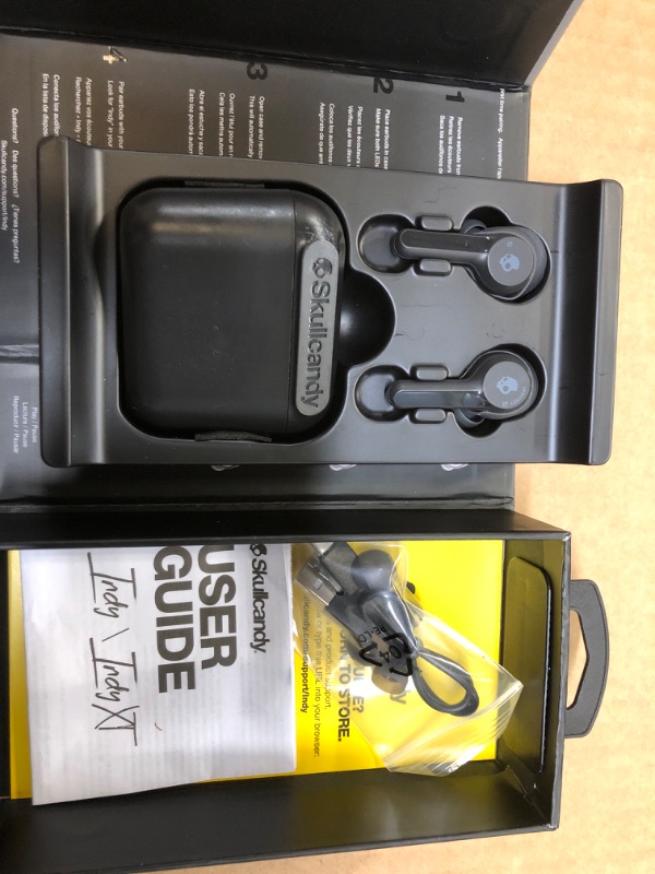 Photo 3 of Skullcandy Indy True Wireless In-Ear Earbuds - Black