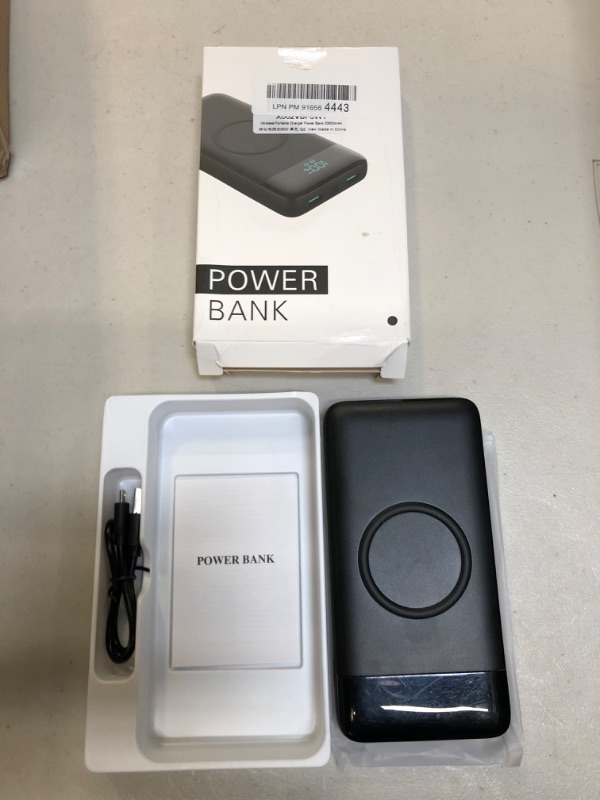 Photo 1 of Wireless Portable Charger 30,800mAh 15W Wireless Charging 25W PD QC4.0 Fast Charging Smart LED Display USB-C Power Bank, 4 Output & 2 Input External Battery Pack Compatible with iPhone, Samsung, iPad
