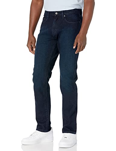 Photo 1 of Amazon Essentials Men's Athletic-Fit Stretch Jean, Blue, Over Dye, SIZE 35W X 34L
