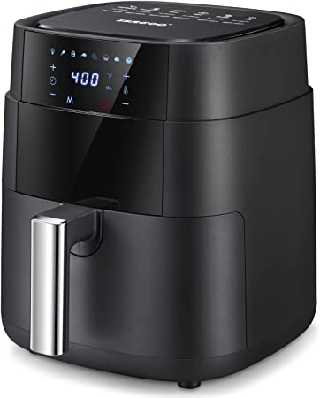 Photo 1 of Air Fryer, ISACCO Digital Air fryer 5 Quart Smart Hot Oven Cooker 170? to 400? with Digital Touch Screen, Preheat, Ringing Reminder, , Black, 4.7L
