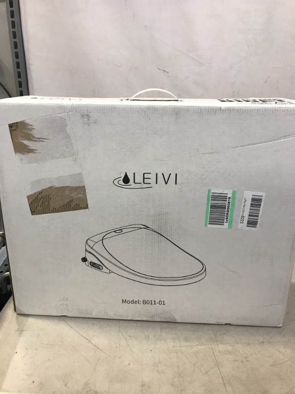 Photo 2 of LEIVI Electric Bidet Smart Toilet Seat with Dual Control Mode, Adjustable Warm Water and Air Dryer, Ultra Slim Heated Toilet Seat, Oscillating and Pulsating Spray Wash, LED Nightlight, Elongated
