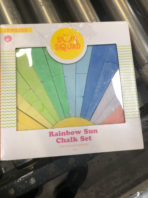 Photo 2 of 20pc Sidewalk Rainbow Sun Chalk - Sun Squad