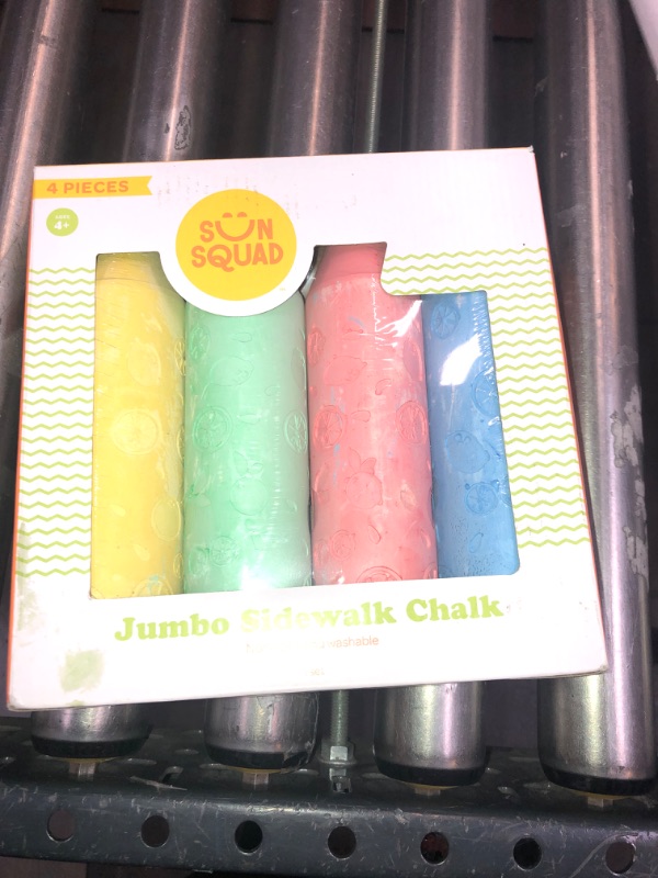 Photo 2 of 4pc Jumbo Sidewalk Chalk - Sun Squad