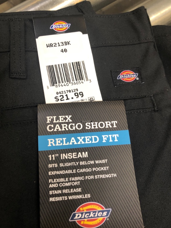 Photo 1 of Dickie Men' 11" Solid Flat Front Shorts with Cell Pocket , SIZE 40