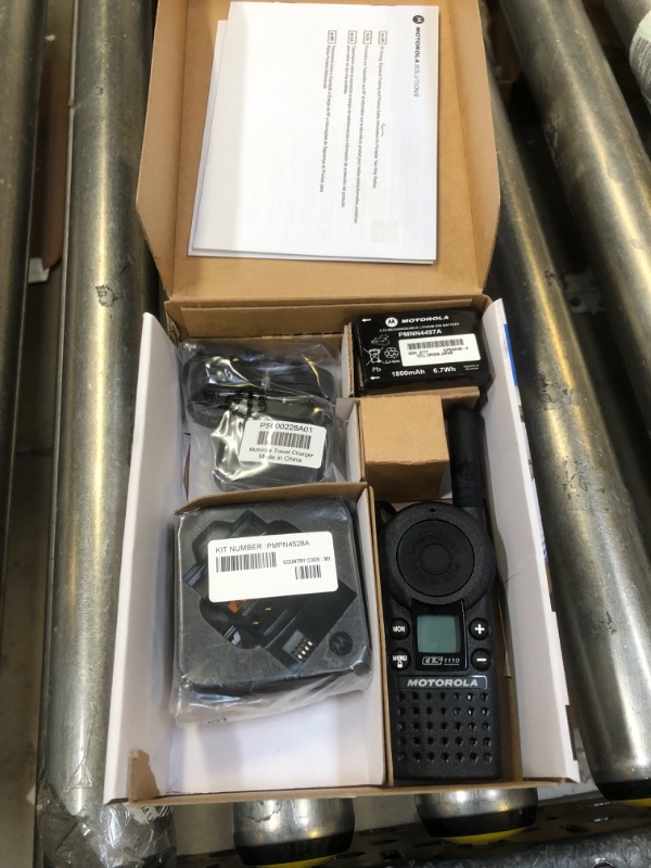 Photo 2 of MOTOROLA SOLUTIONS Business CLS1110 5-Mile 1-Channel UHF Two-Way Radio