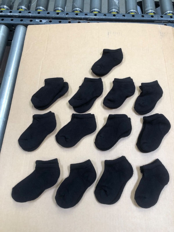 Photo 1 of 13 pcs - Small Kids Socks - Black 