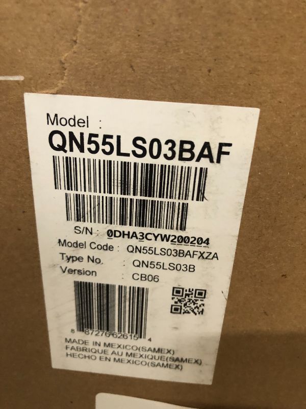 Photo 1 of Samsung The Frame LS03B 55" 4K HDR Smart QLED TV - FACTORY SEALED 