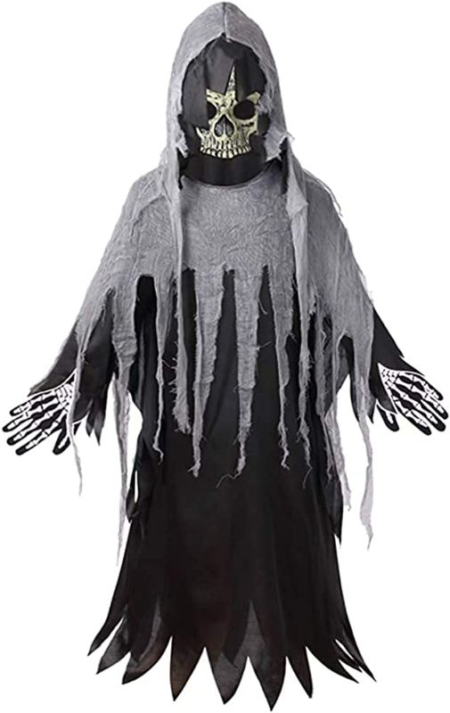 Photo 1 of Grim Reaper Costume for kids Soul Taker Dress 4-6 years 
