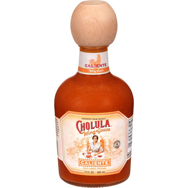 Photo 1 of 






































































































Cholula Caliente Wing Sauce, 12 fl oz---exp date 01-2023


