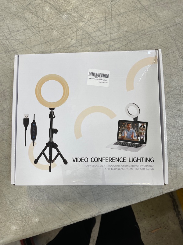 Photo 3 of Ring Light for Laptop Computer,5 Dimmable Color & 15 Brightness Level,Desktop Ring Light with Tripod,Clip on Laptop Monitor for Video Conference Lighting/Remote Work/Zoom Meetings/YouTube Videos