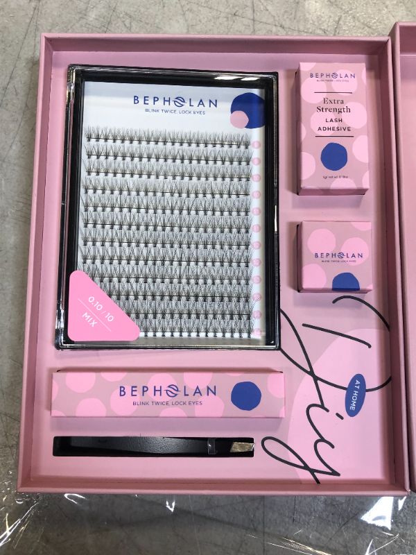 Photo 1 of BEPHOLAN DIY INDIVIDUAL CLUSTER LASH KIT