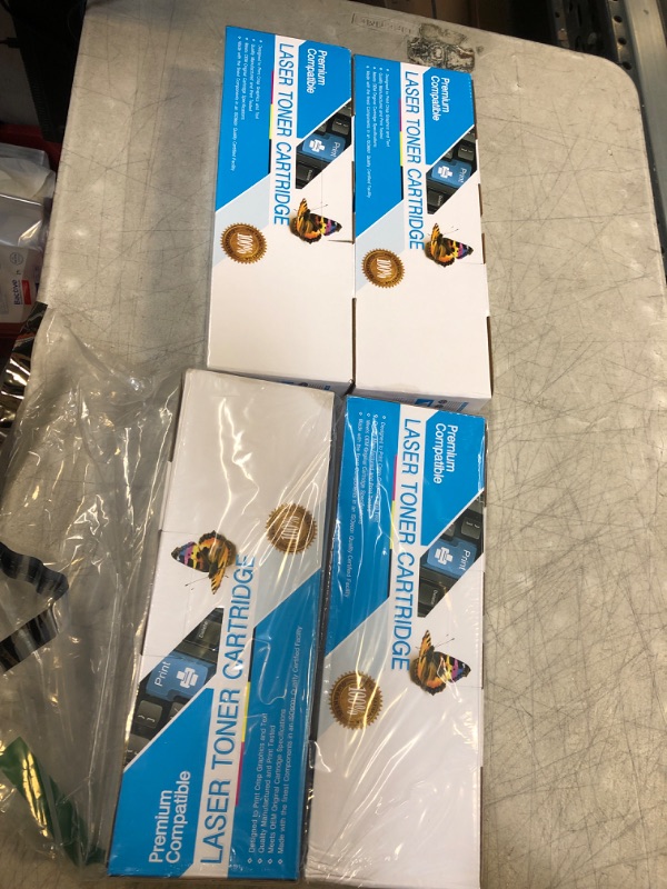 Photo 1 of PREMIUM COMPATIBLE LASER TONER CARTRIDGE 4 PCK