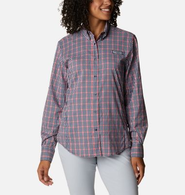 Photo 1 of Columbia Women's PFG Super Tamiami Long Sleeve Shirt-
SMALL